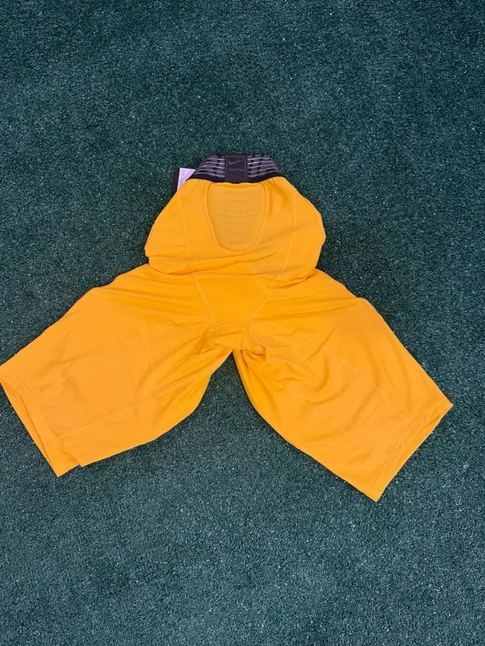Nike Pro Hyperstrong NBA Padded Compression Shorts Yellow XXL-Tall